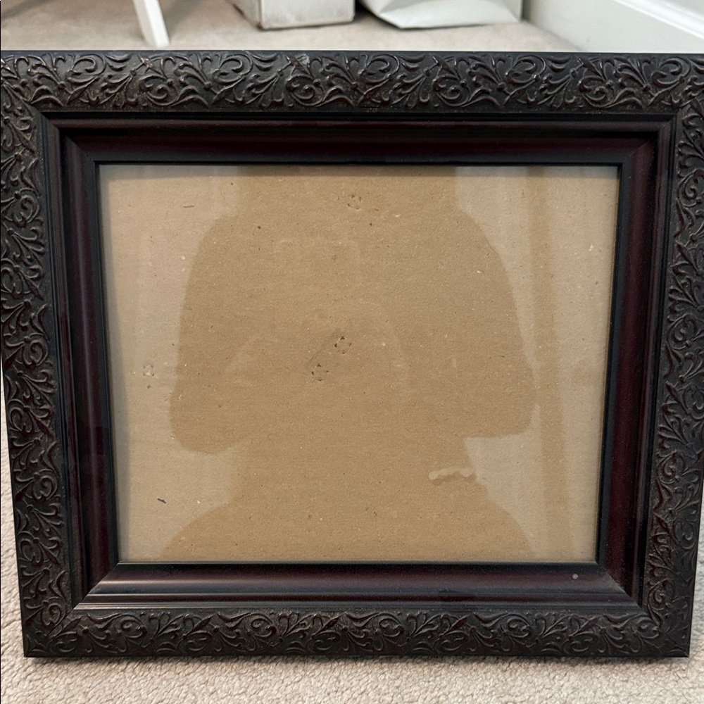 Elegant Brown Ornate Picture Frame